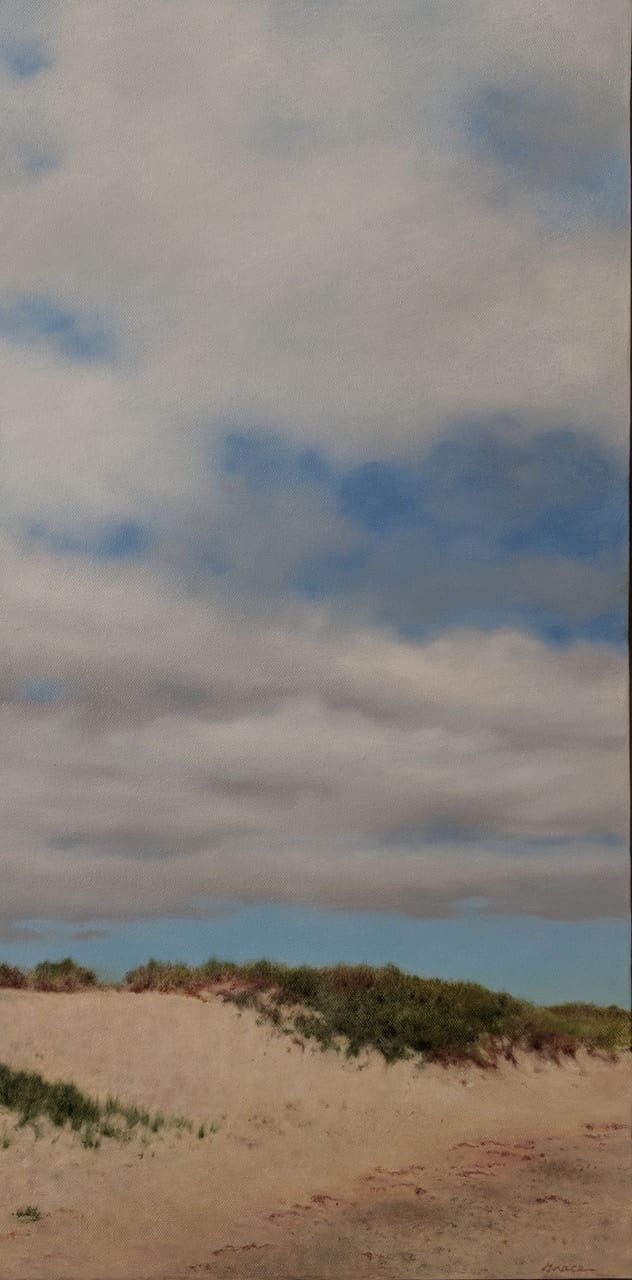 Brilliant Blues | 24"x12" | Oil on Canvas