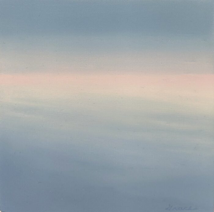 43°N 70°W | 6"x6" | Oil on Panel
