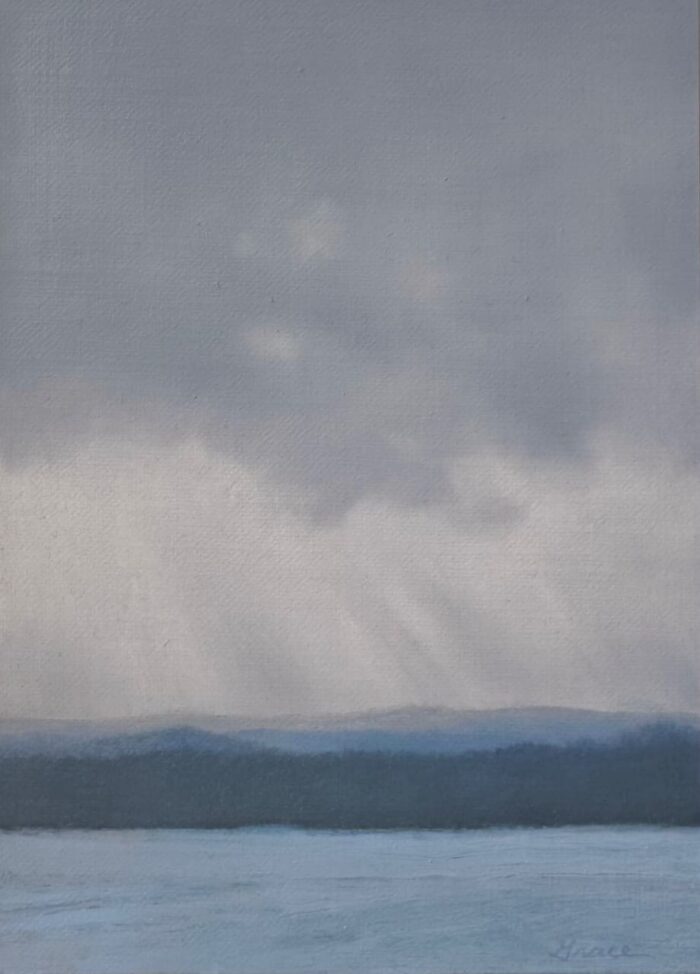 Winter Rays | 7"x5" | Oil on Linen